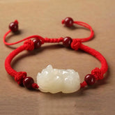 Hetian Jade Pixiu Fortune Bracelet - Perfect for Couples